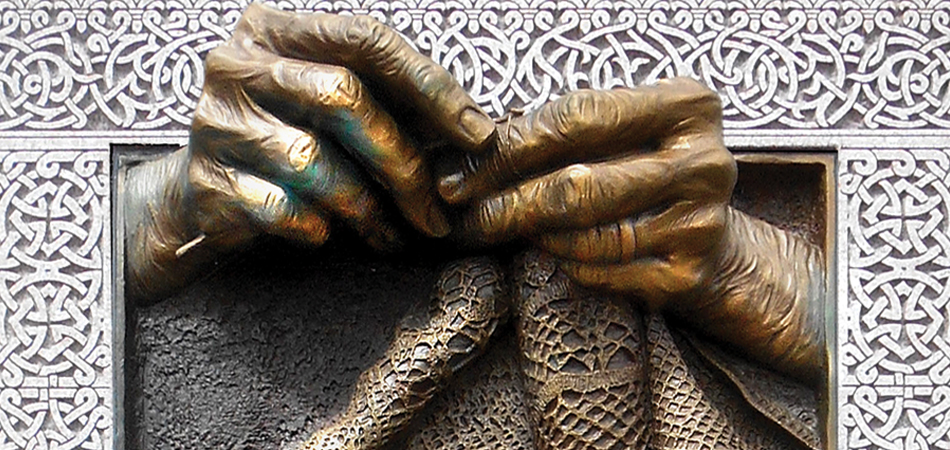 A Mother's Hands: Armenian Genocide Monument, dedicated to the Centennial of the Armenian Genocide.